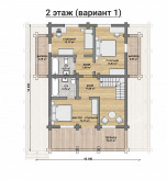 Дом из бревна VZ-126
